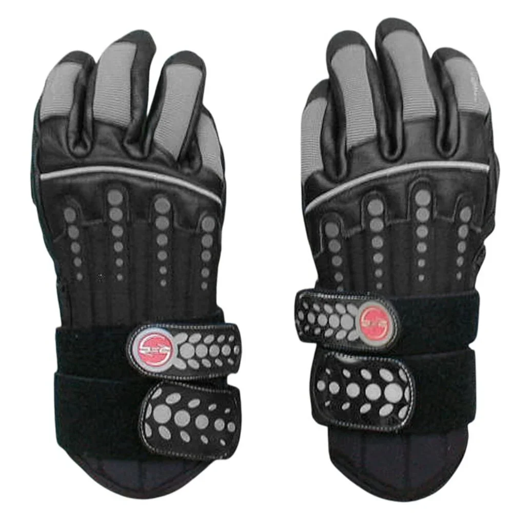 NEW Red by Burton Snowboards Kids Impact Gloves! XS Sm  Back Spines  Wrist Guard